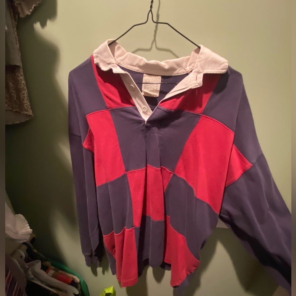 Blue and Red checkered shirt